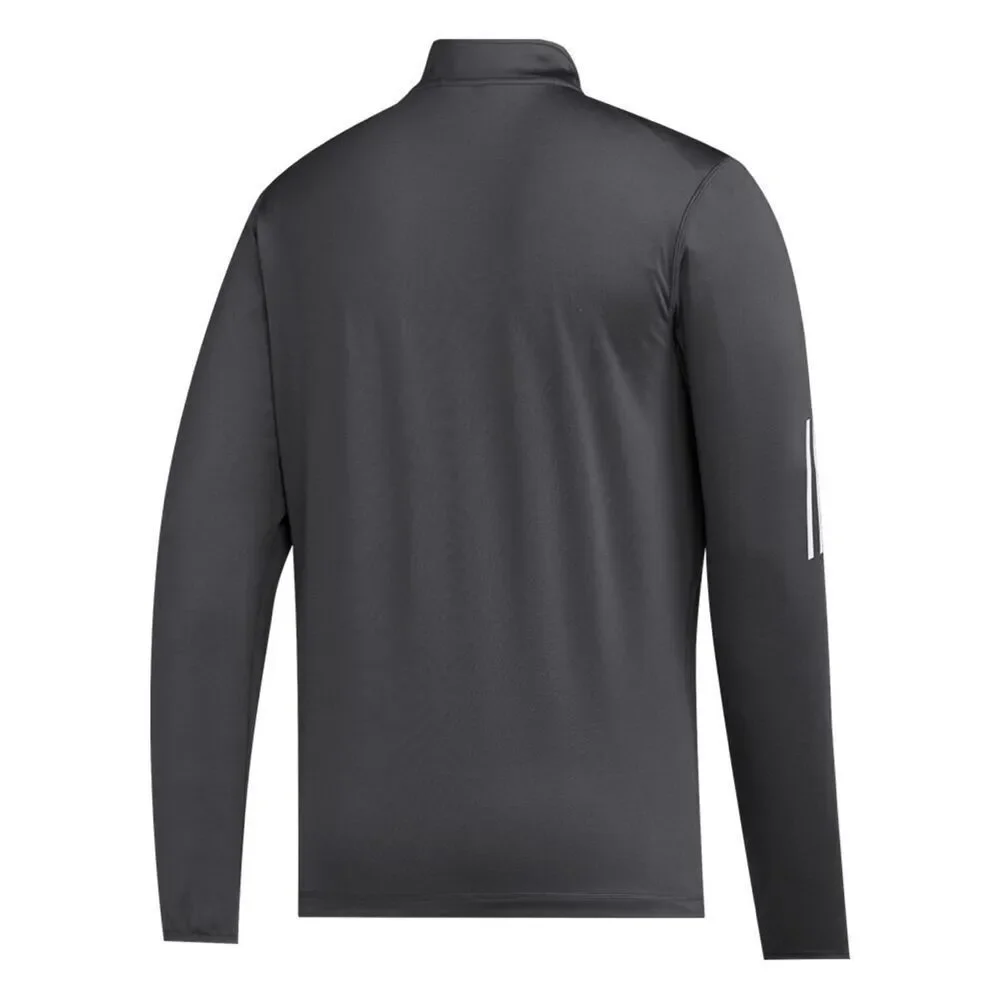 Adidas Texas A&M Aggies Coaches Long Sleeve Quarter Zip Pullover Grey XL